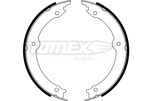 Sada brzd. čeľustí parkov. brzdy TOMEX Brakes